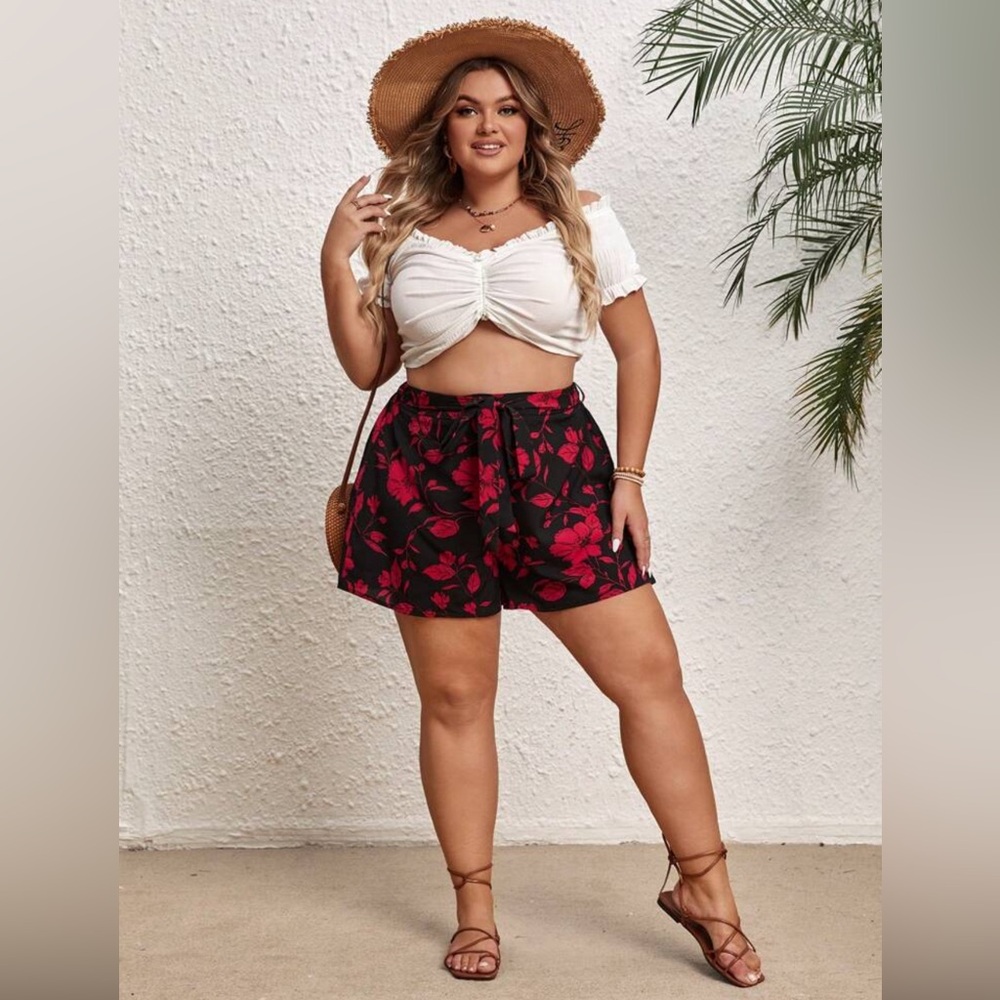Floral Print Shorts